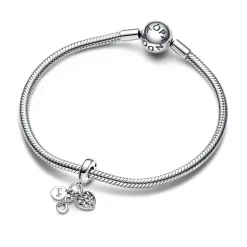 Charm Femme PANDORA PENDANT TRIPLE INFINI FAMILLE Argent 925/1000