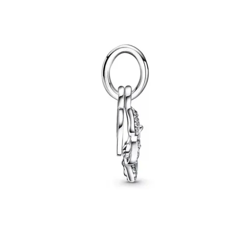 Charm Femme PANDORA PENDANT DOUBLE PAPILLON BLEU & CITATION Argent 925/1000