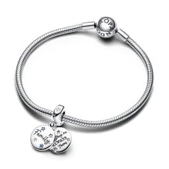Charm Femme PANDORA PENDANT DOUBLE AMOUR FAMILIAL Argent 925/1000