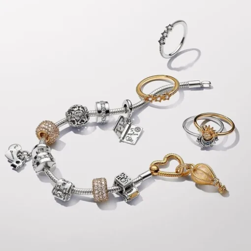 Charm Femme Pandora Pendant Montgolfière Incolore Scintillant 769434C01