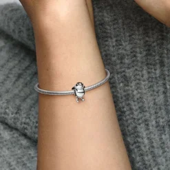 Charm Femme PANDORA PINGOUIN À SKI Argent 925/1000