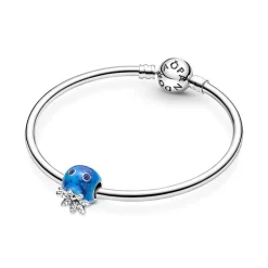 Charm Femme PANDORA POULPE BULLES & VAGUES DE L'OCÉAN Argent 925/1000