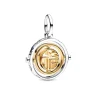 Charm Femme PANDORA ROTATIF FÚ BICOLORE Argent 925/1000 et Doré 14 Carats