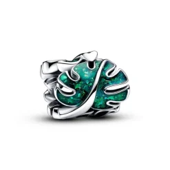 Charm Pandora Feuilles de Monstera Vert 793332C01