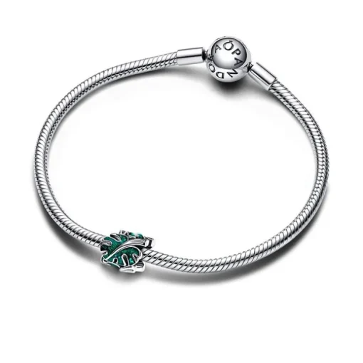 Charm Pandora Feuilles de Monstera Vert 793332C01