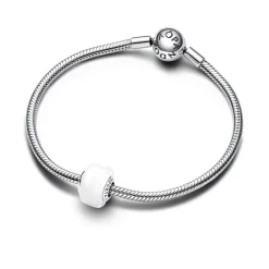 Charm Pandora Mini Murano Blanc 793118C00