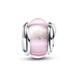 Charm Pandora Murano Rose et Cercles 793241C00