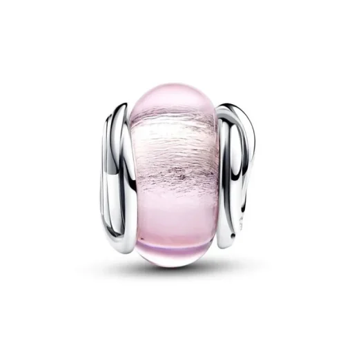 Charm Pandora Murano Rose et Cercles 793241C00