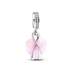 Charm Pandora Pendant Cœur Opalescent Mum 793202C01