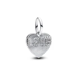 Charm Pandora Pendant Cœur d'Amour Gravable 793604C01