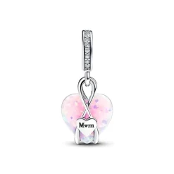 Charm Pandora Pendant Cœur Opalescent Mum 793202C01