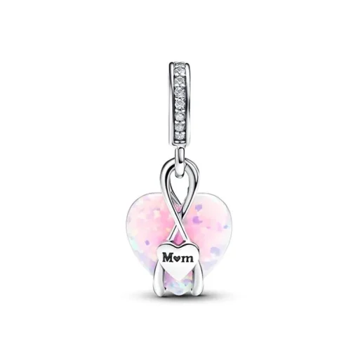 Charm Pandora Pendant Cœur Opalescent Mum 793202C01
