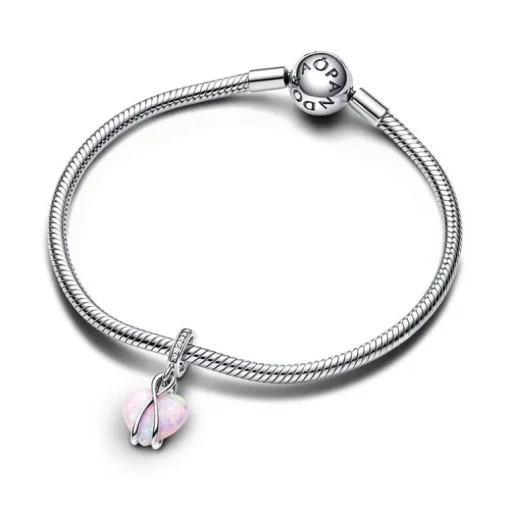 Charm Pandora Pendant Cœur Opalescent Mum 793202C01