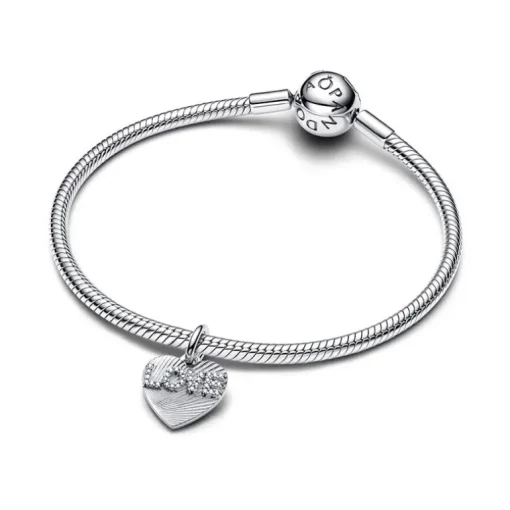 Charm Pandora Pendant Cœur d'Amour Gravable 793604C01