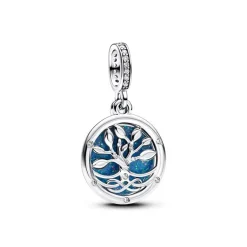 Charm Pandora Pendant Double Arbre de l'Infini Phosphorescent 793599C01