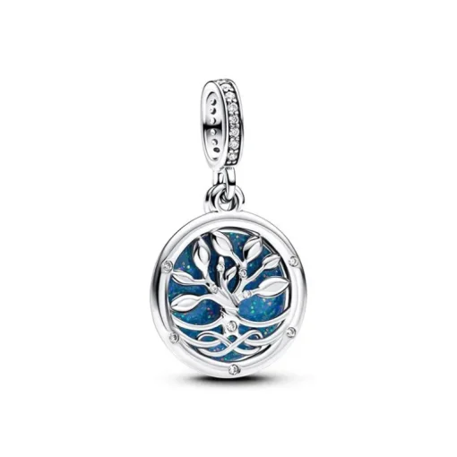 Charm Pandora Pendant Double Arbre de l'Infini Phosphorescent 793599C01