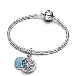 Charm Pandora Pendant Double Arbre de l'Infini Phosphorescent 793599C01