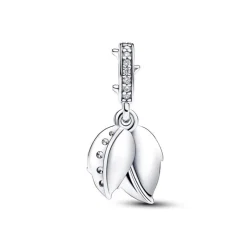 Charm Pandora Pendant Double Rose Blanche 793200C01