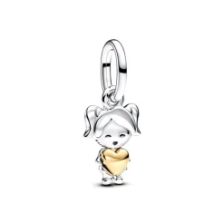 Charm Pandora Pendant Fille Heureuse 763601C00