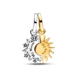 Charm Pandora Pendant Soleil & Lune Séparable 763585C01