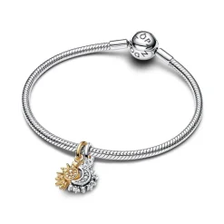Charm Pandora Pendant Soleil & Lune Séparable 763585C01
