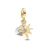 Charm Pandora Pendant Étoile Polaire Gravable Diamant de Synthèse 763588C01