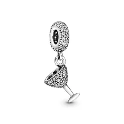 Charm Pandora Pendant Verre à Cocktail Pavé 791535CZ