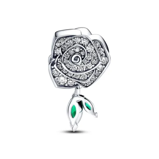 Charm Pandora Rose en Fleur Scintillante 793201C01