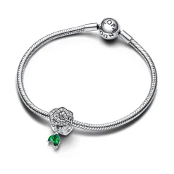 Charm Pandora Rose en Fleur Scintillante 793201C01