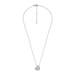 Collier Femme Fossil Cœur scintillant Sadie Acier Argenté JF04674040