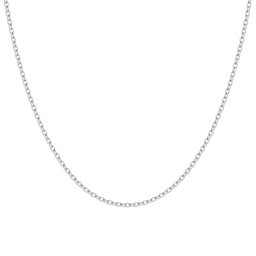 Collier Chaîne ARGENT 925/1000 Forçat diamantée 1.60 mm