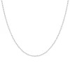 Collier Chaîne ARGENT 925/1000 Forçat diamantée 1.30 mm