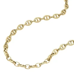 Collier Chaîne Femme FOSSIL HERITAGE D-LINK ANCRE Acier Doré