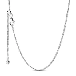 Collier Chaîne Femme PANDORA MAILLE GOURMETTE Argent 925/1000