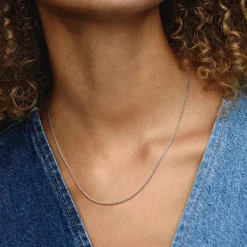 Collier Chaîne Femme PANDORA MAILLE GOURMETTE Argent 925/1000