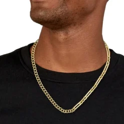 Collier Chaîne Homme BOSS MATTINI Acier Doré