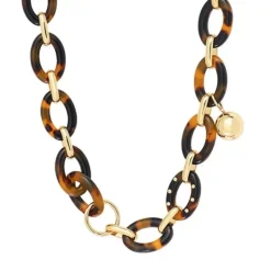Collier Femme Agatha Laiton Doré et Tortoise 02680142-173-TU