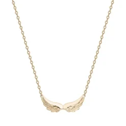 Collier Femme ailes d’ange EDORA Plaqué Or Jaune 66700031
