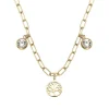 Collier Femme Arbre de Vie GO MADEMOISELLE Acier Doré et Oxydes 608595