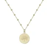 Collier Femme Arbre De Vie PHEBUS acier doré