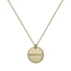 Collier Femme Bonheur PHEBUS acier doré