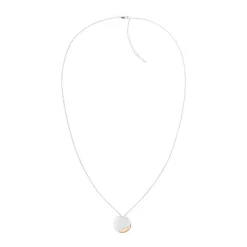 Collier femme CALVIN KLEIN MINIMAL CIRCULAR acier bicolore