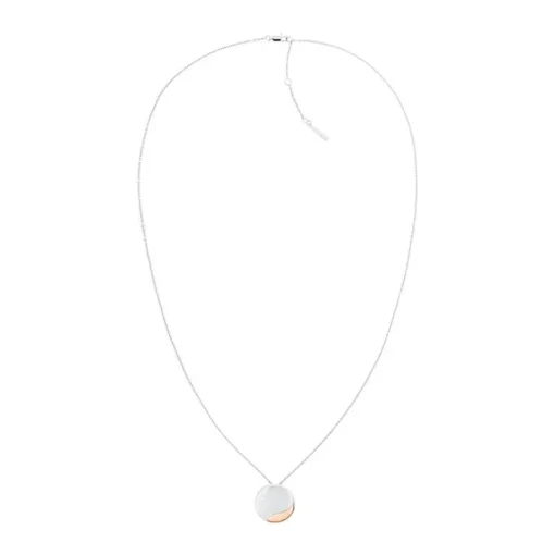 Collier femme CALVIN KLEIN MINIMAL CIRCULAR acier bicolore