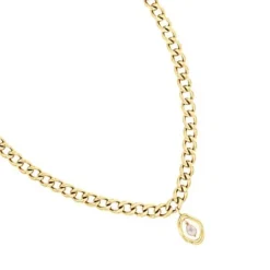 Collier Femme CALVIN KLEIN EDGY PEARLS Acier Doré