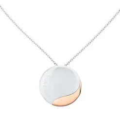 Collier femme CALVIN KLEIN MINIMAL CIRCULAR acier bicolore