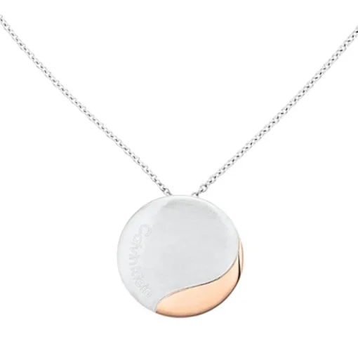 Collier femme CALVIN KLEIN MINIMAL CIRCULAR acier bicolore