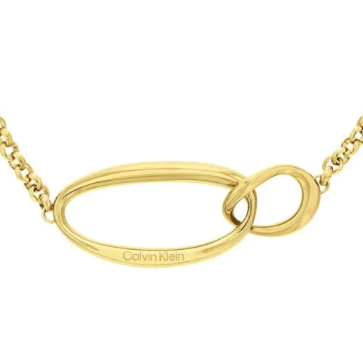 Collier Femme CALVIN KLEIN PLAYFUL ORGANIC SHAPES Acier Doré
