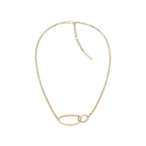 Collier Femme CALVIN KLEIN PLAYFUL ORGANIC SHAPES Acier Doré Rose
