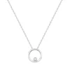 Collier Femme Cercle EDORA ARGENT 925/1000 et Oxyde