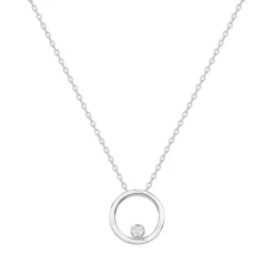 Collier Femme Cercle EDORA ARGENT 925/1000 et Oxyde